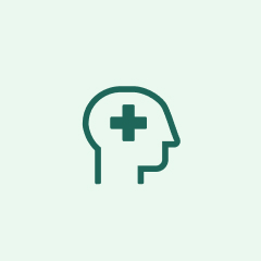 medical cross on person